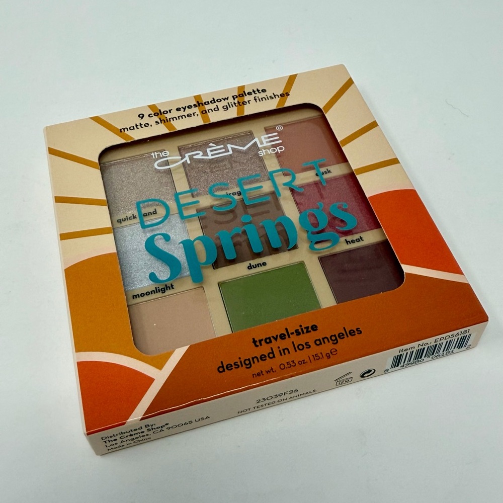 The Crème Shop Desert Springs Eyeshadow Palette
